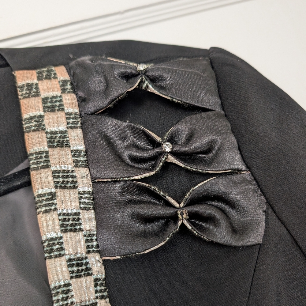 Proverbs Size 18 Statement Blazer W Gingham Scarf… - image 4